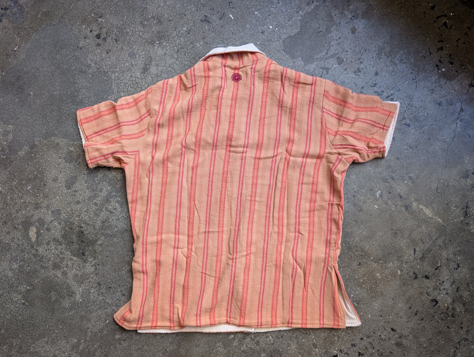 Monostereo A Life of Leisure Short Sleeve Terry Shirt - Tomato Garden