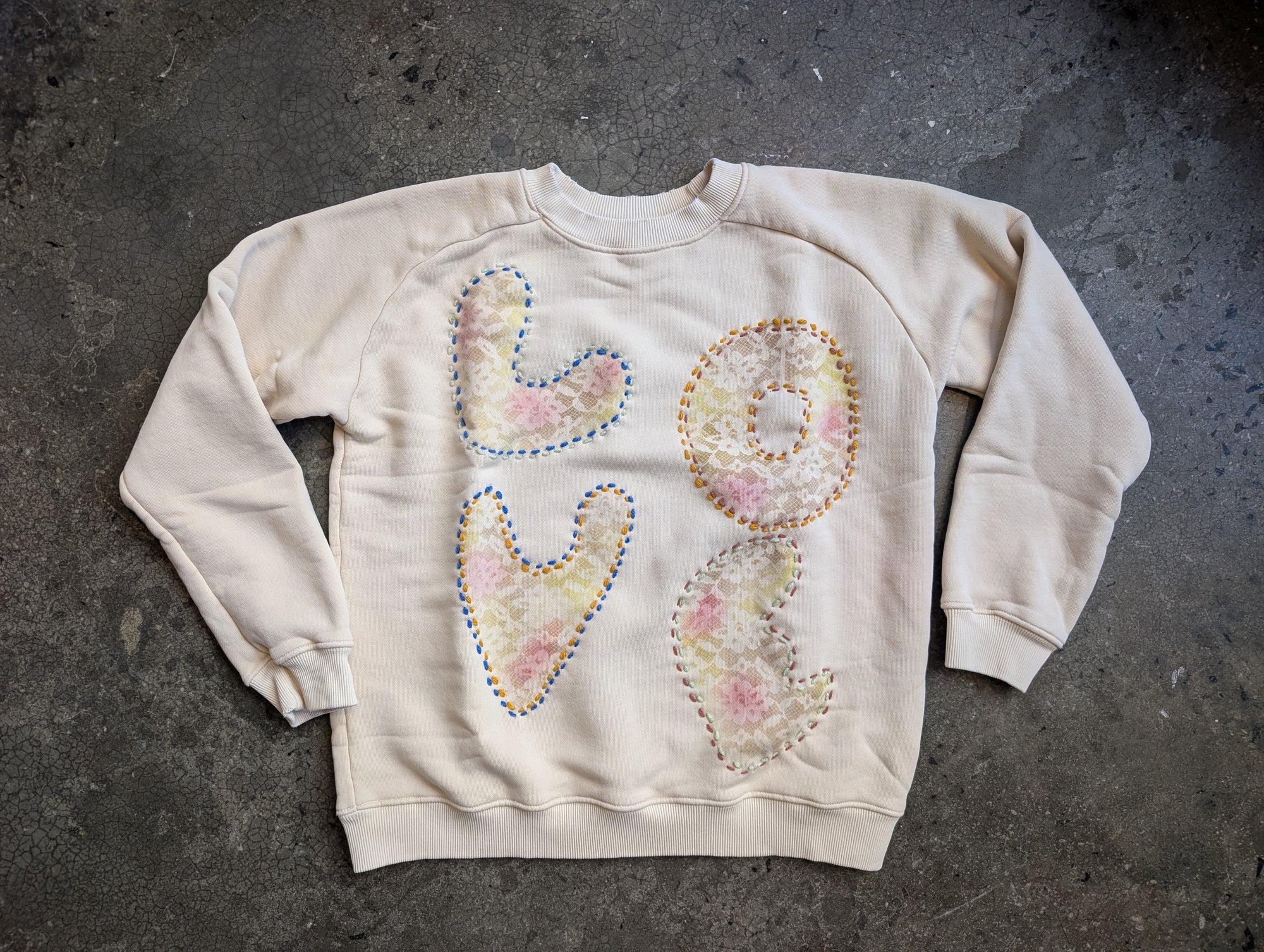 Monostereo Love Sport Crew Sweatshirt - Natural