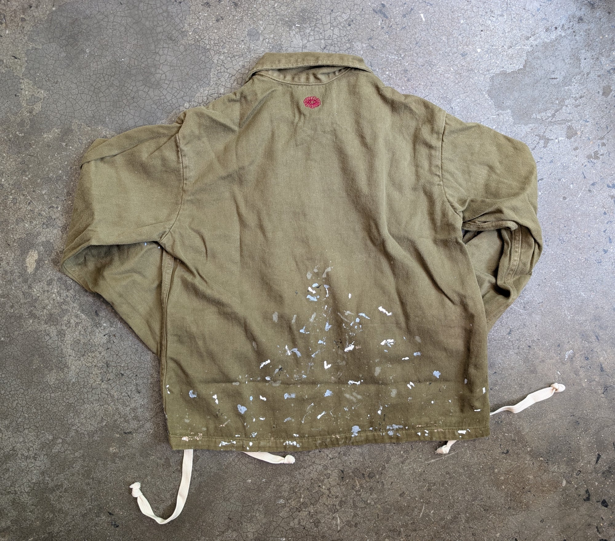 Monostereo Jenny's Painting Jacket - Mustard Green