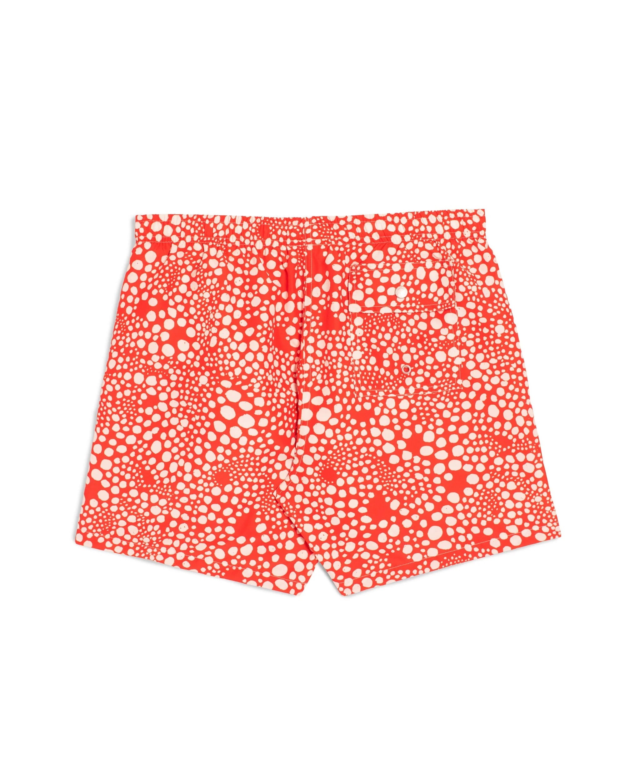 Bather Strawberry Speckle Swim Trunk - Red