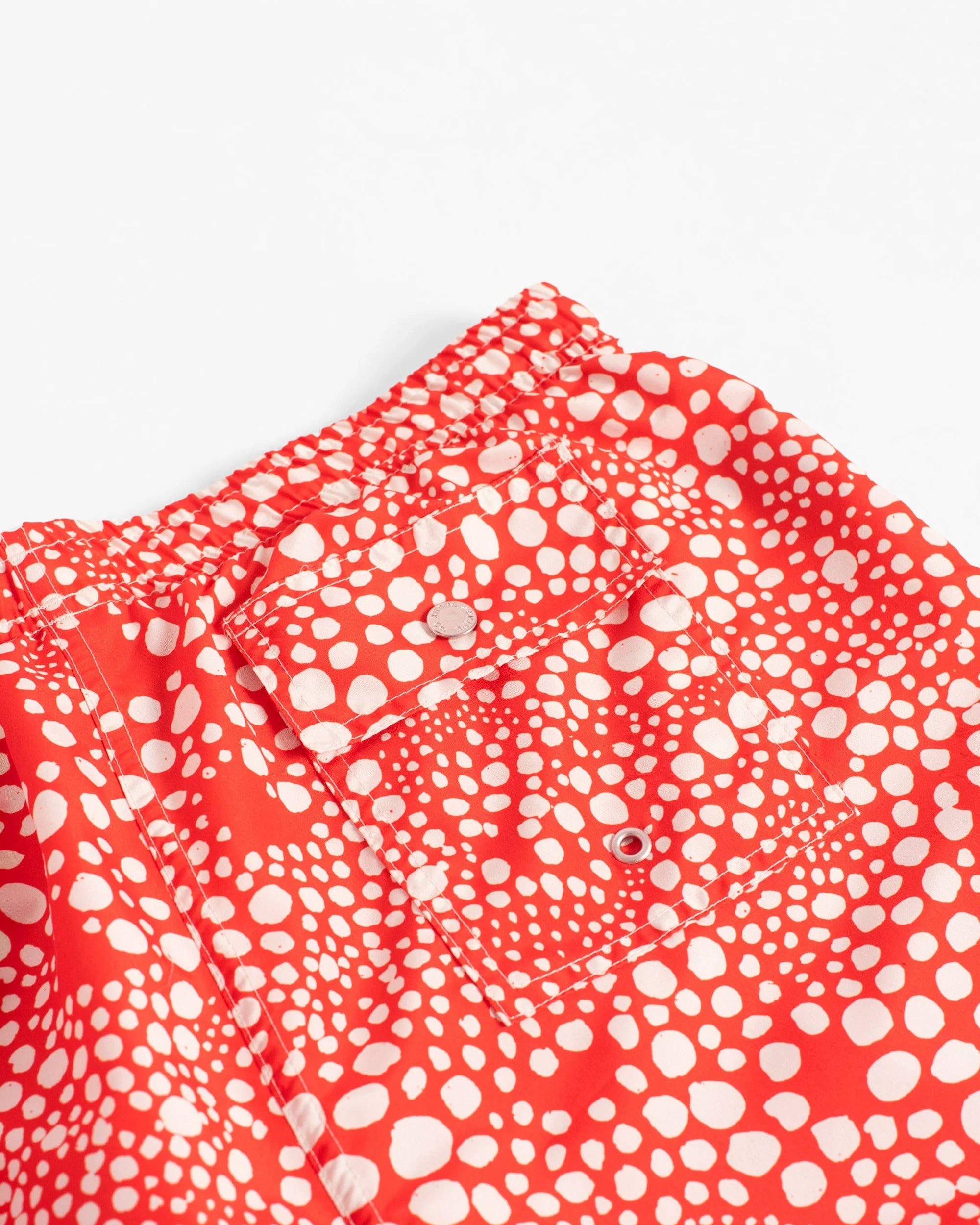 Bather Strawberry Speckle Swim Trunk - Red