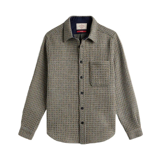Portuguese Flannel - Wool Honey Comb Jacket