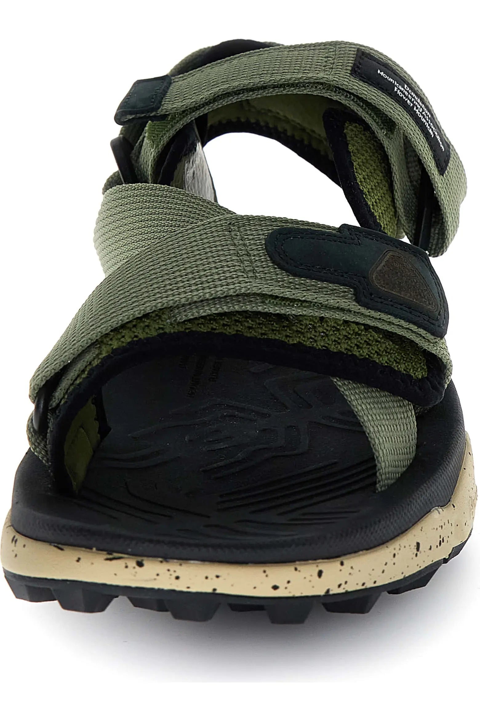Flower Mountain Nazca 2 Man Suede/Nylon Mesh Sandal - Military Green