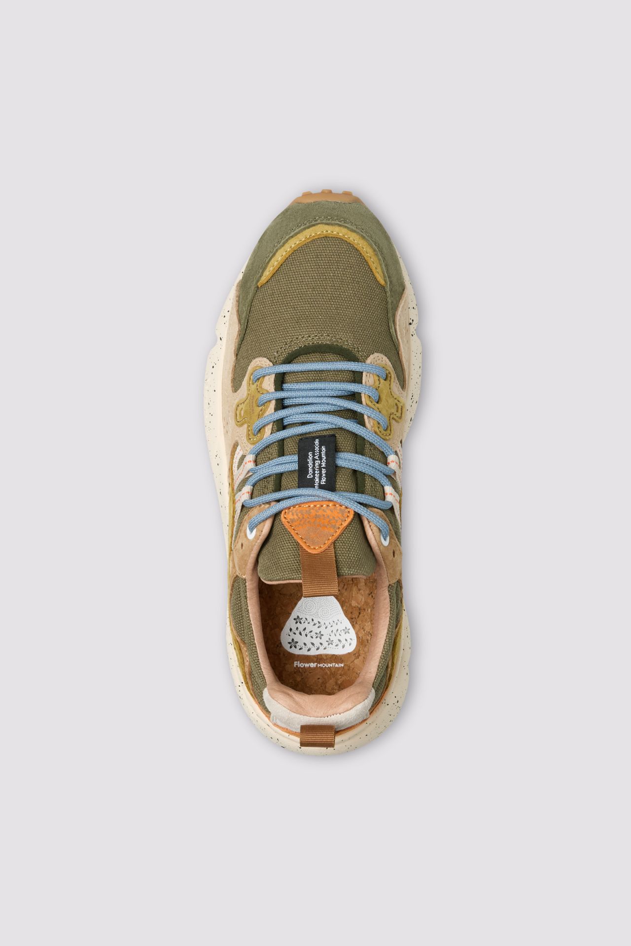 Flower Mountain Yamano 3 Uni Suede/Canvas - Military -Taupe