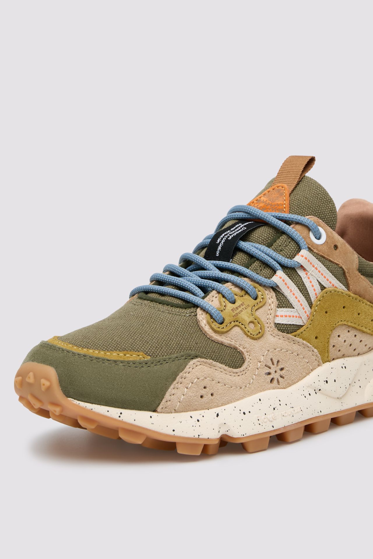 Flower Mountain Yamano 3 Uni Suede/Canvas - Military -Taupe