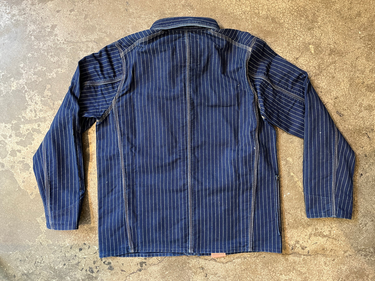 Indigofera Kurt Jacket – Indigo Stripe