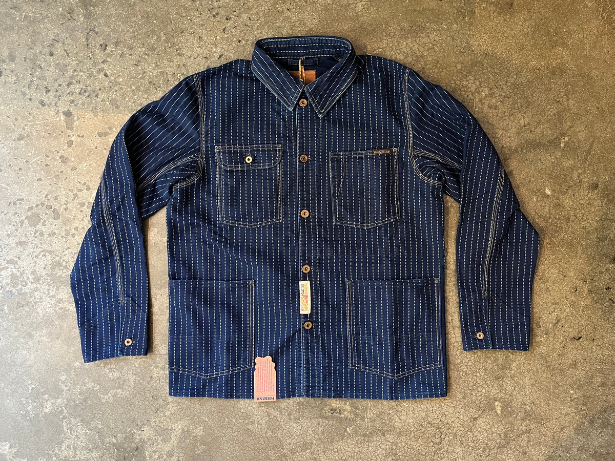 Indigofera Kurt Jacket – Indigo Stripe