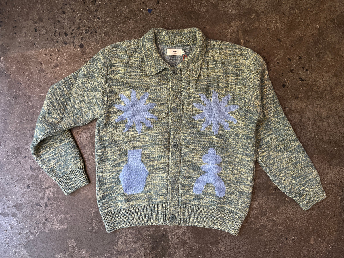 Olow Kalama Cardigan – Emerald Green