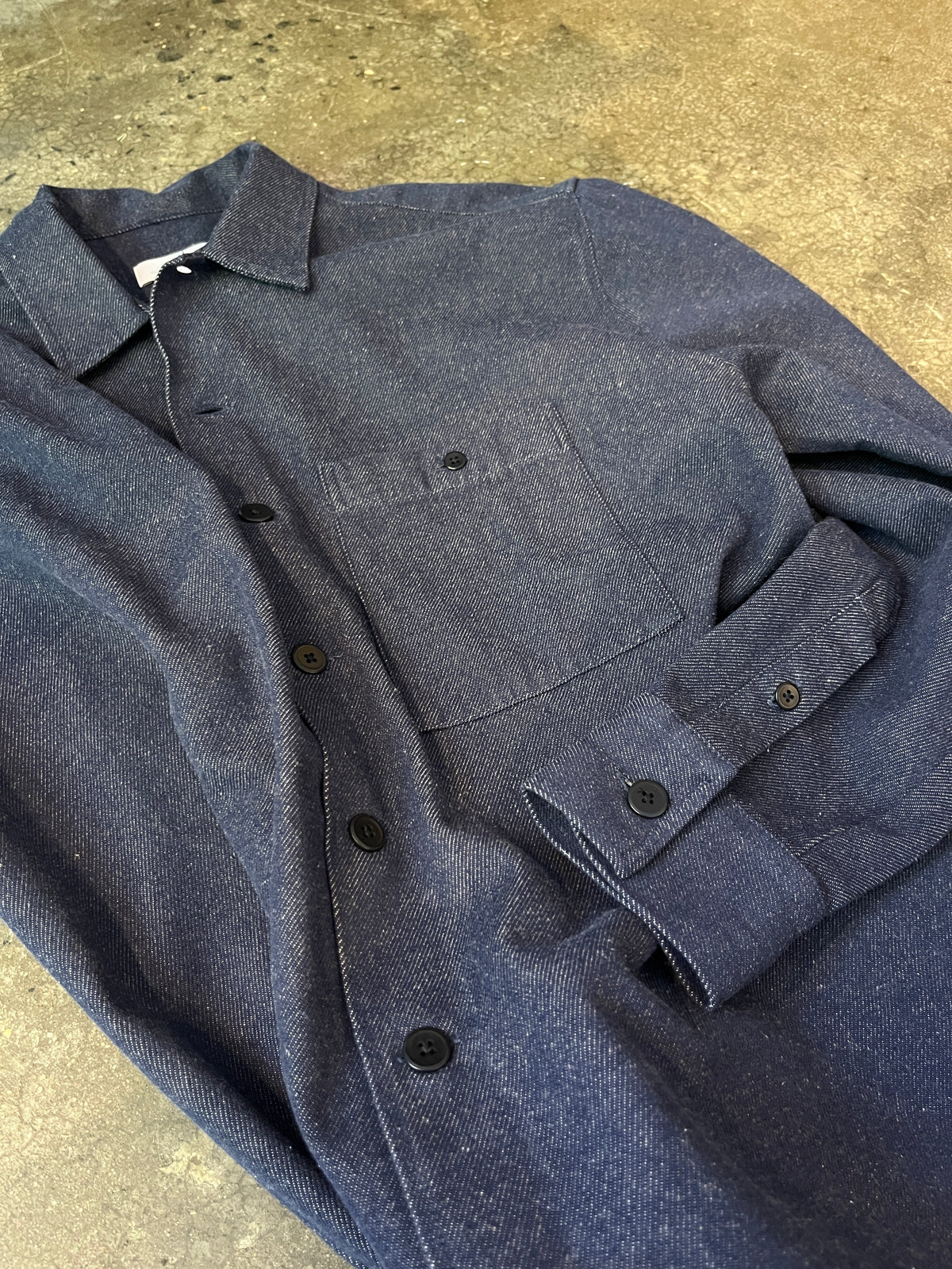 Olow Decré Borhd Shirt – Blue Denim