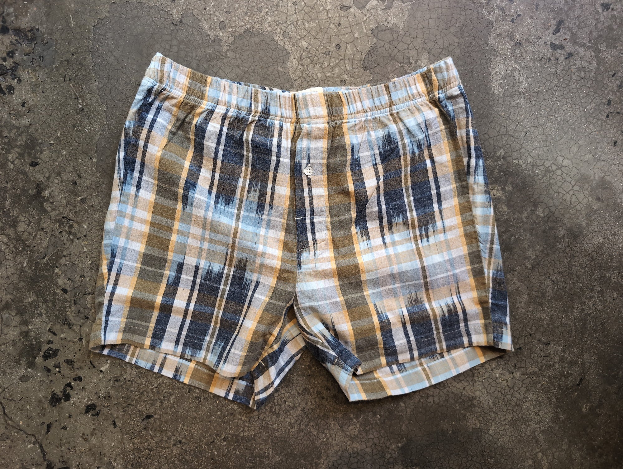 Original Madras Trading Company Boxer Short - Ikat Check