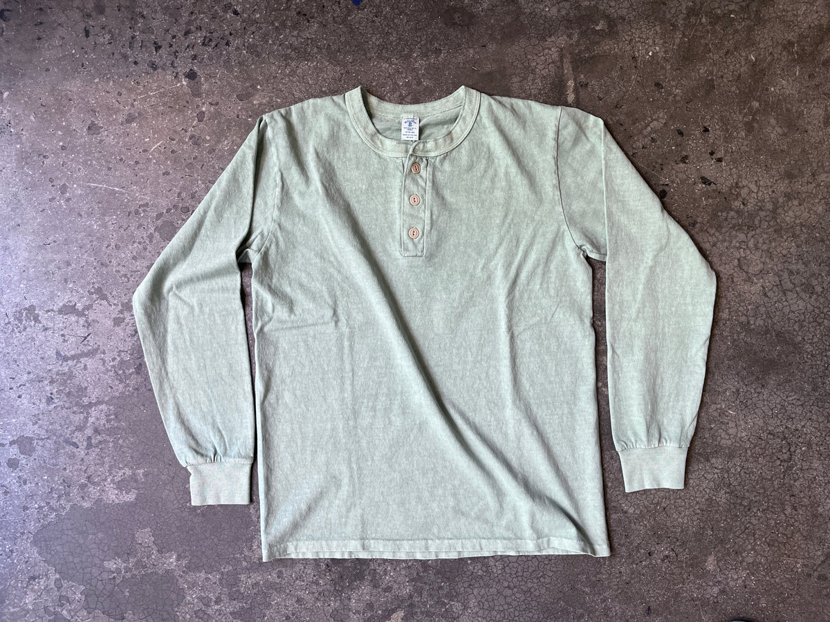 Velva Sheen Longsleeve Henley – Sage