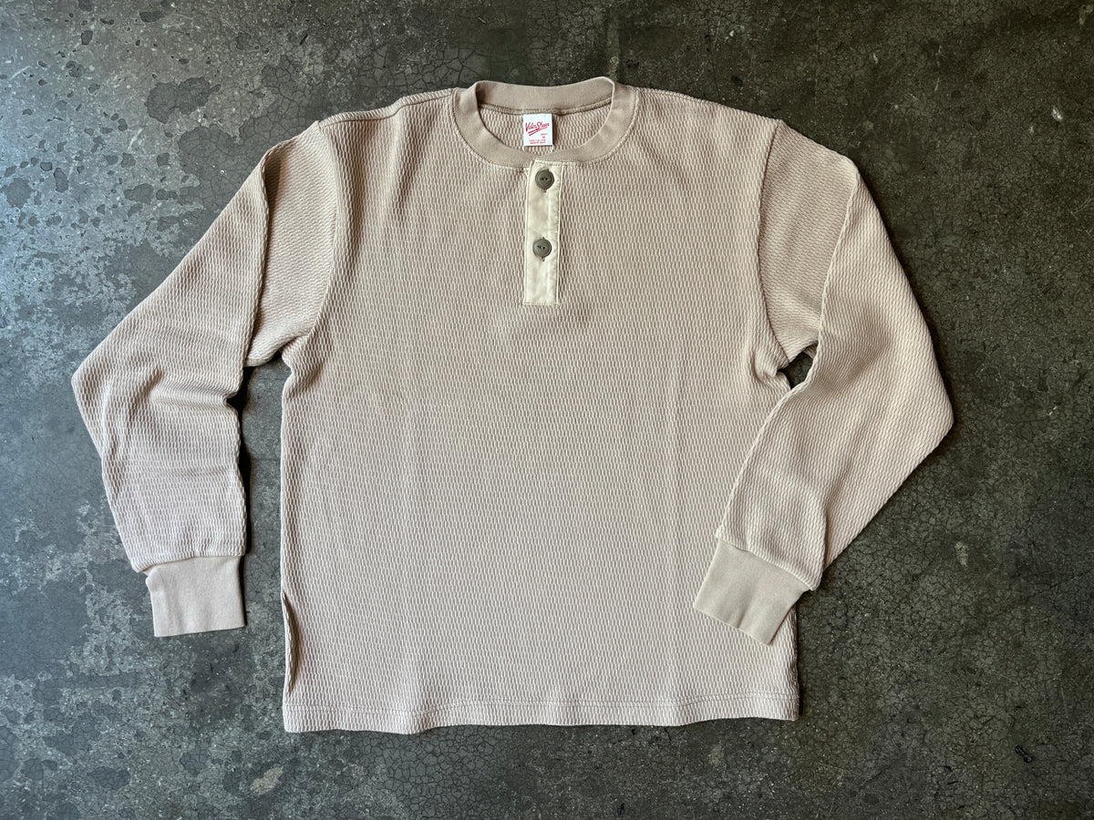 Velva Sheen Longsleeve Military Henley – Coyote