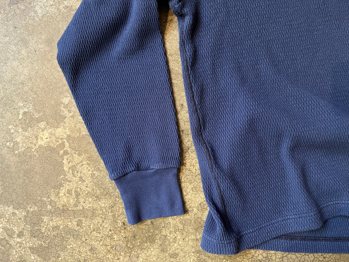 Velva Sheen Longsleeve Military Henley – Navy