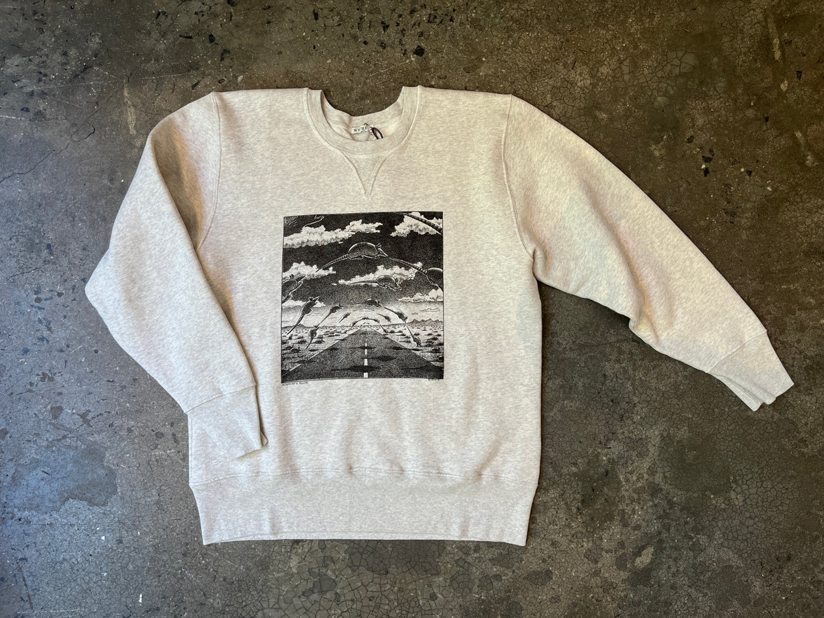 Wythe Jim Franklin Crewneck Sweatshirt – "Alternate Route"